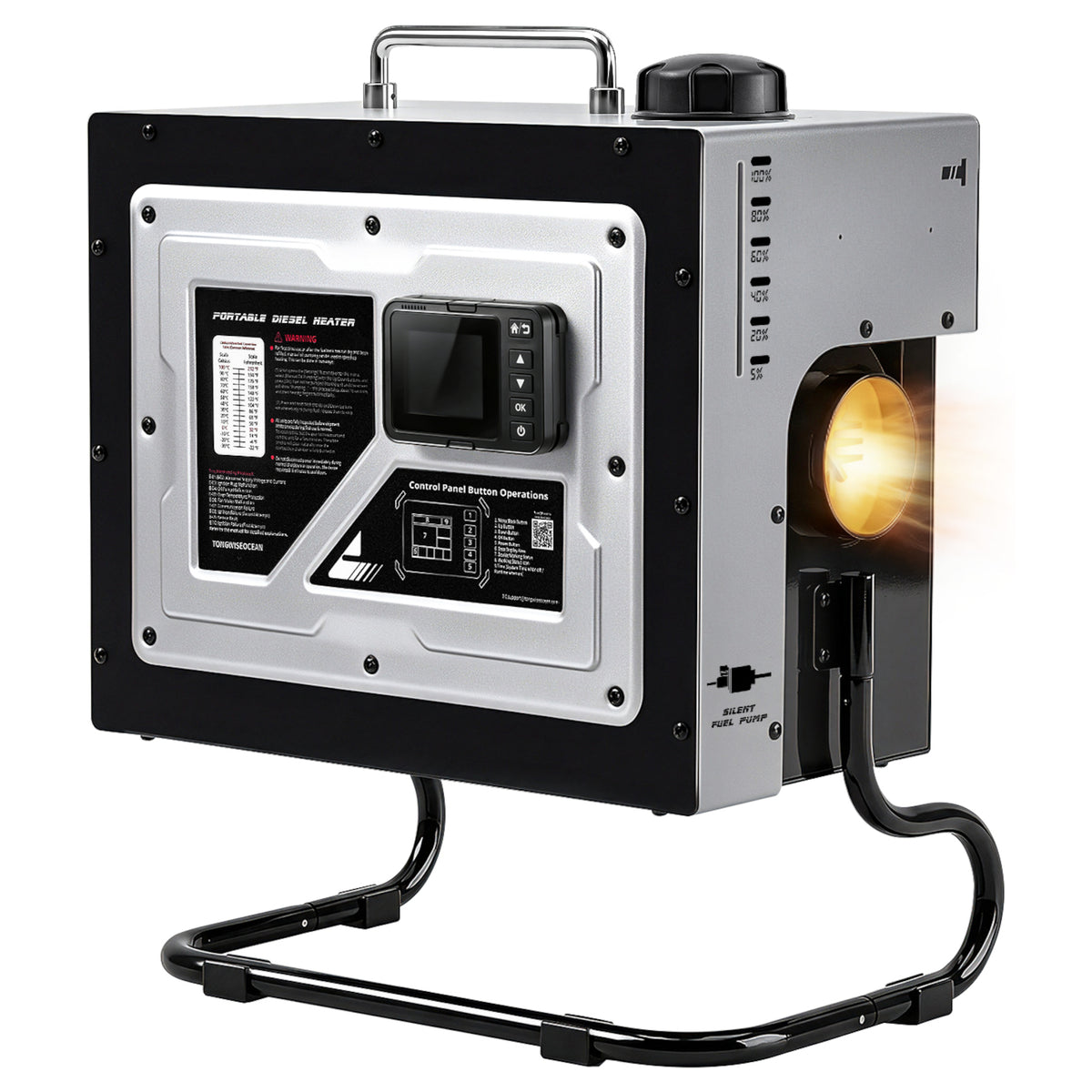 Tongwiseocean™ CaloNext Diesel Heater Titanium Gray