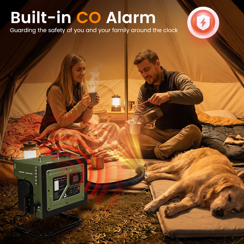Tongwiseocean™ YY DH001 Diesel heater Wilderness Green