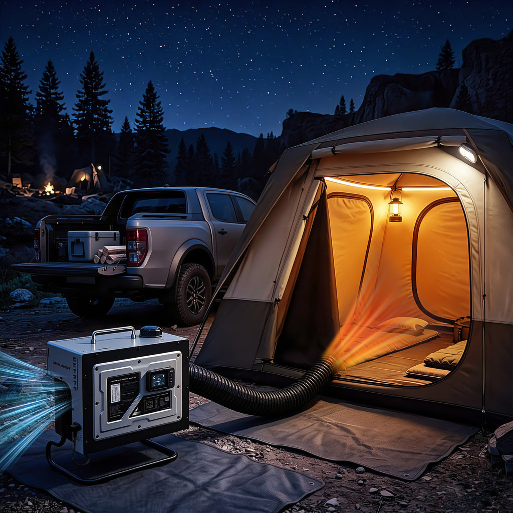 Tongwiseocean™ YY DH001 Diesel heater Classic Silver