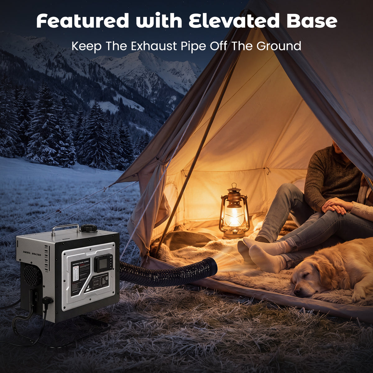 Tongwiseocean™ CaloNext Diesel Heater Titanium Gray