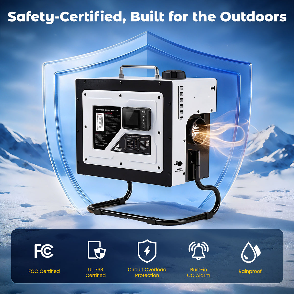 Tongwiseocean™ CaloNext Diesel Heater Arctic White
