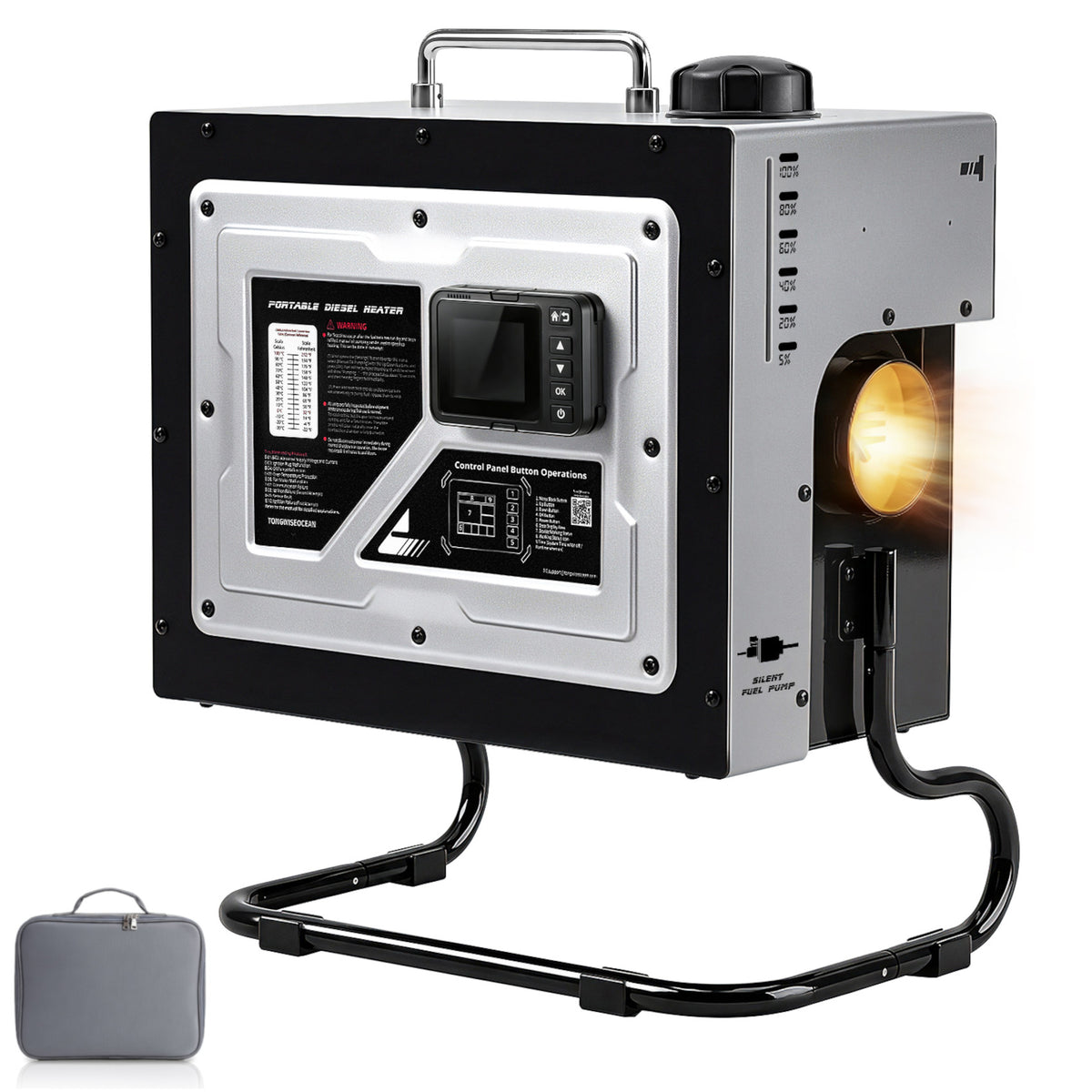 Tongwiseocean™ CaloNext Diesel Heater Titanium Gray