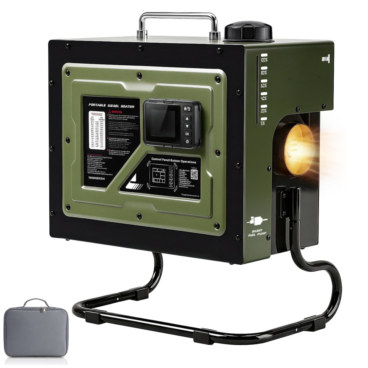 Tongwiseocean™ CaloNext Diesel Heater Olive Green